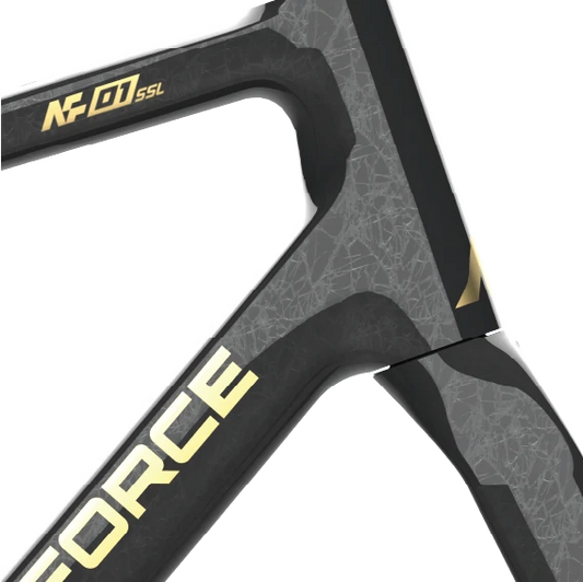 Frame & Fork – Ice Crack Paint Finish