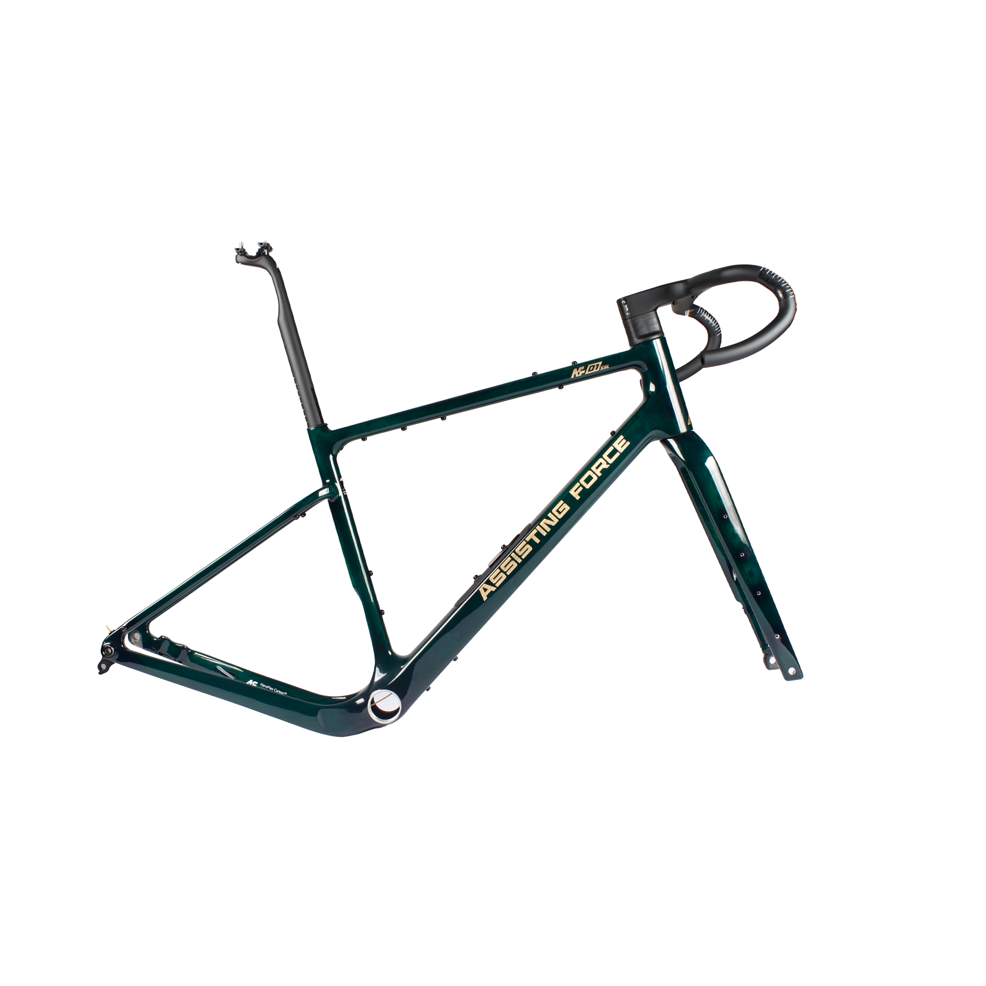 carbon gravel bike frame AF01 SSL Premium Carbon Gravel Bike Frame – afbicycles