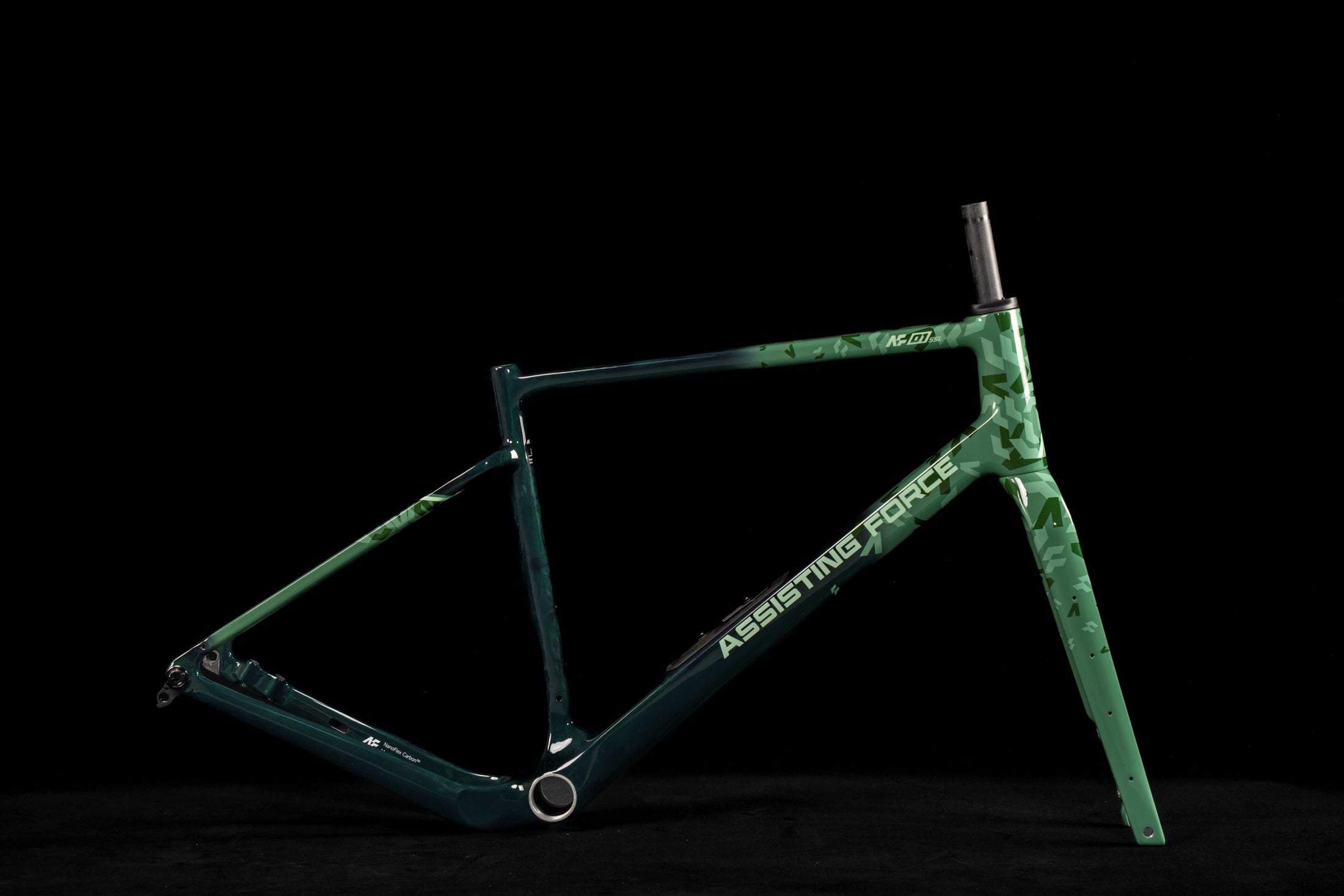 carbon gravel bike frame AF01 SSL Premium Carbon Gravel Bike Frame Commemorative Edition – afbicycles