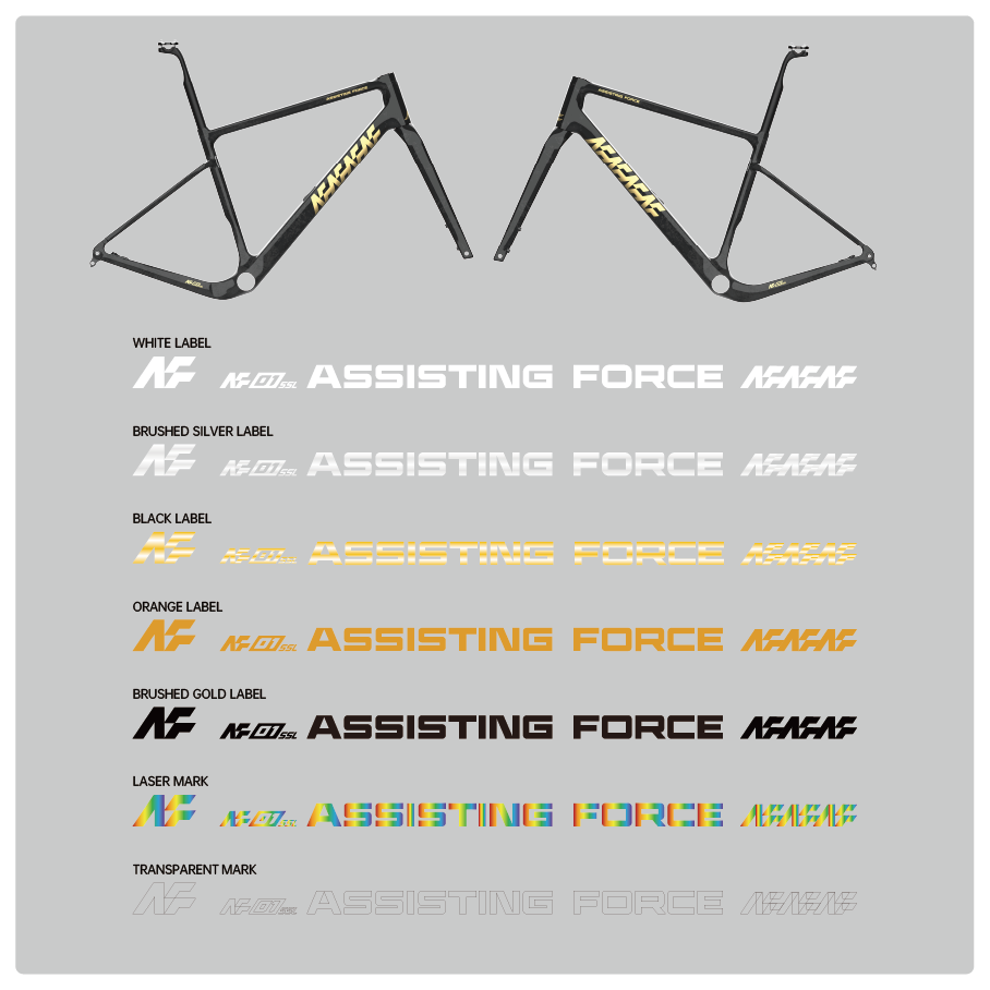 AF01-SSL Premium Carbon Gravel Bike Rahmen