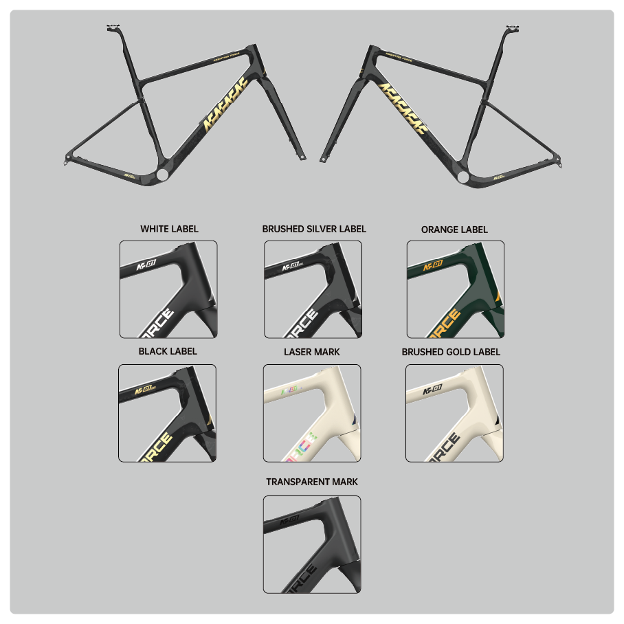 AF01-SSL Premium Carbon Gravel Bike Rahmen