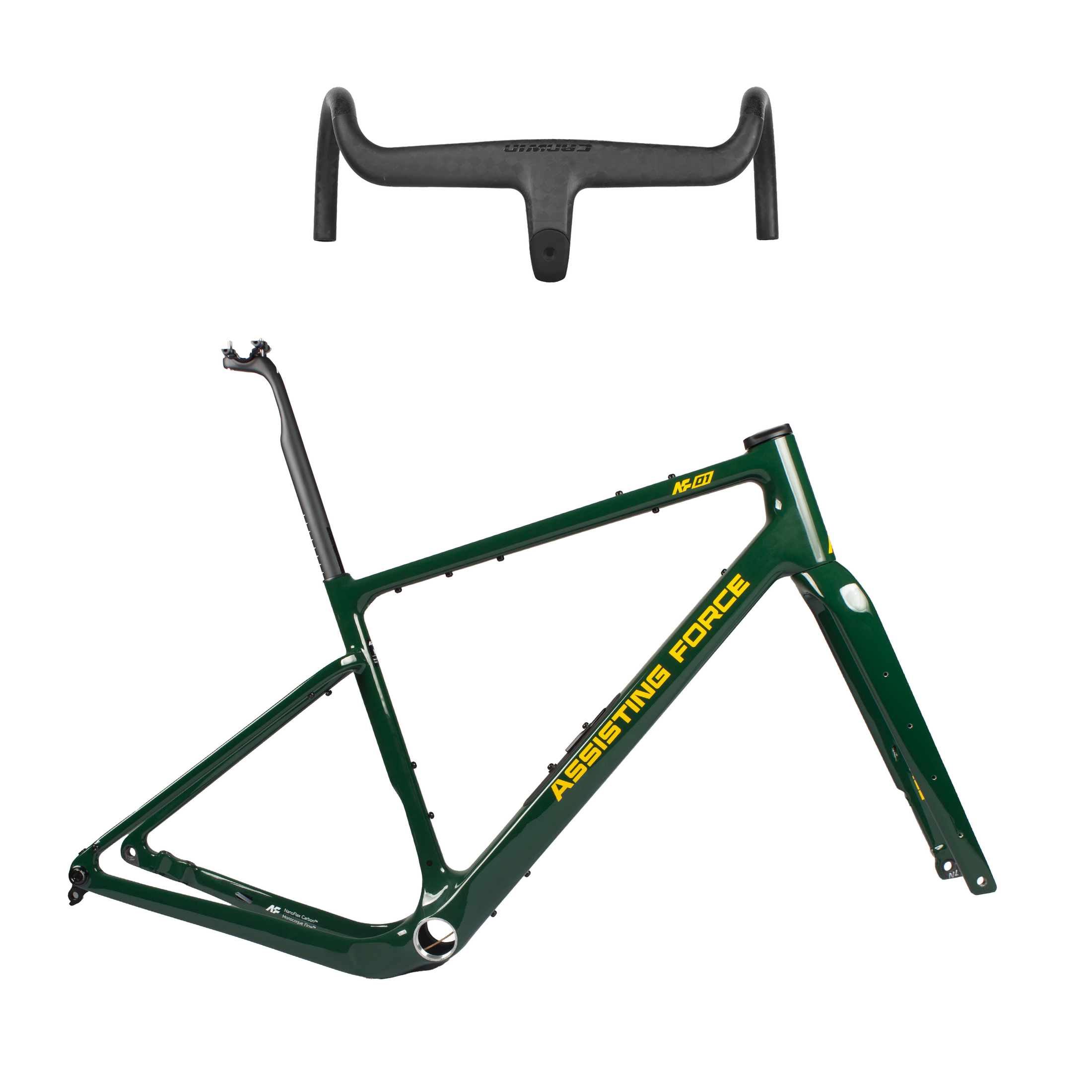 Cadre de vélo gravel en carbone standard AF01